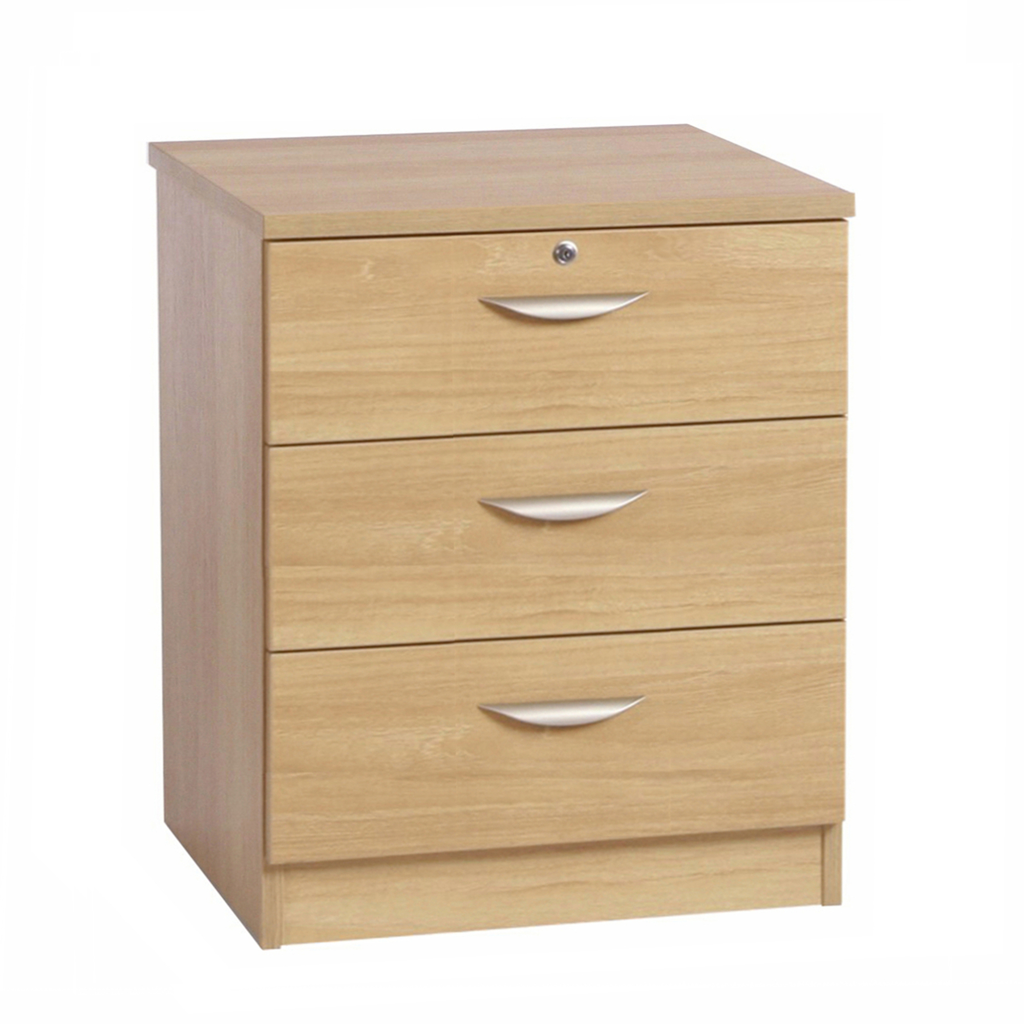 three drawer audio visual chest