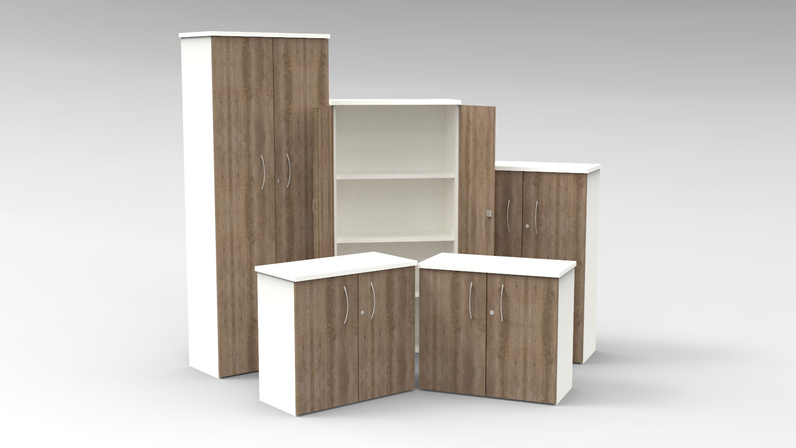 Bookcase With Doors