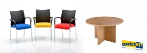 Space saving meeting room furniture