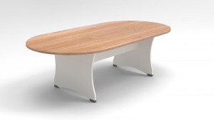 D End Boardroom Table