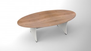 Oval Boardroom Table